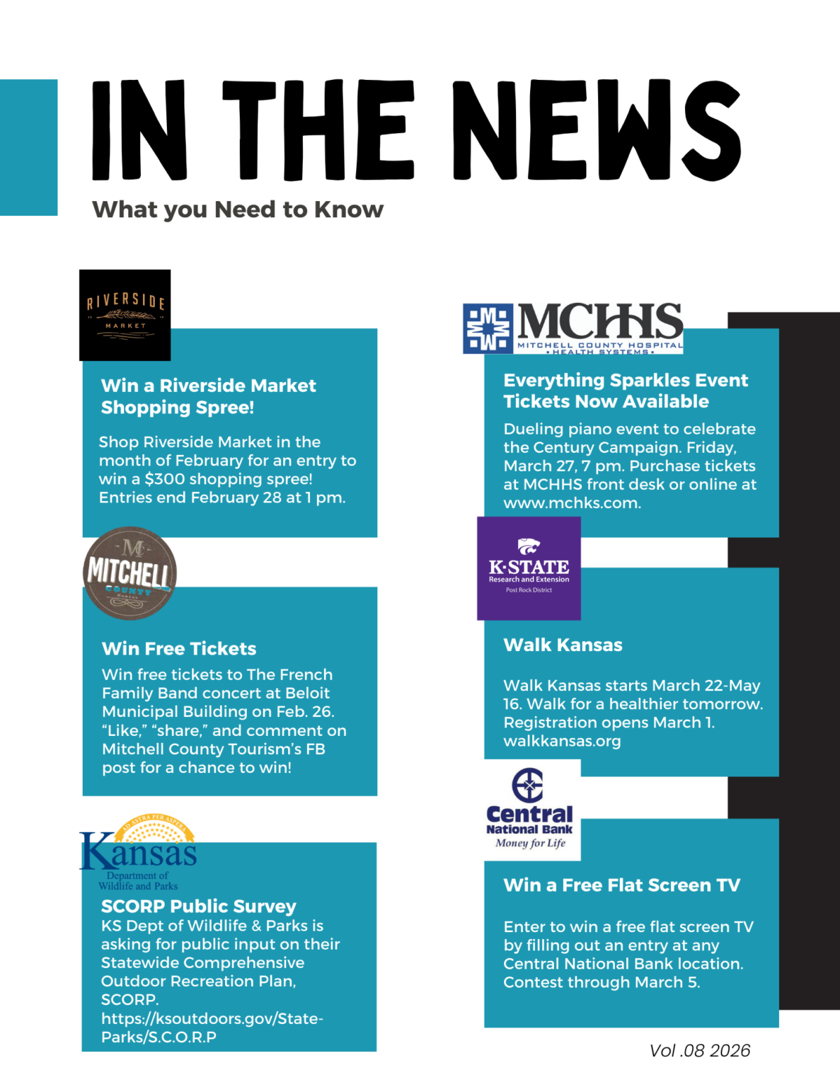 Weekly Newsletter, Feb. 23-March 1 - Mitchell County Kansas